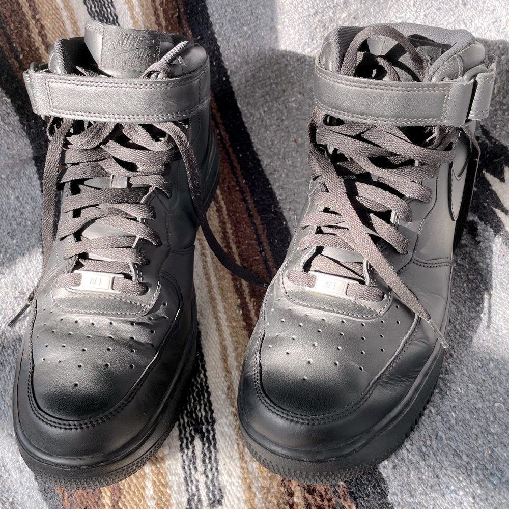 Nike Air Force One Triple Black High Top Men’s 11.5